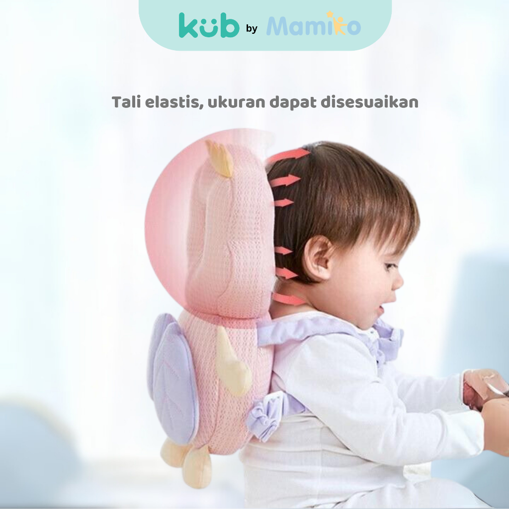 Bantal Pelindung Kepala Bayi KUB CL Summer Anti Fall Pillow Ransel Belajar Jalan Foto 4