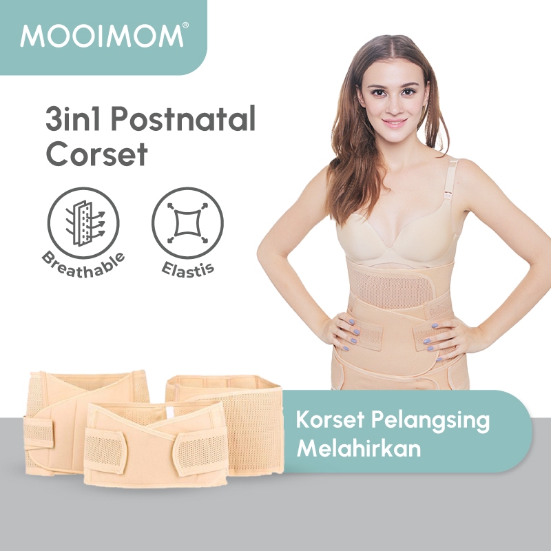 Korset Postnatal MOOIMOM 3in1 Breathable