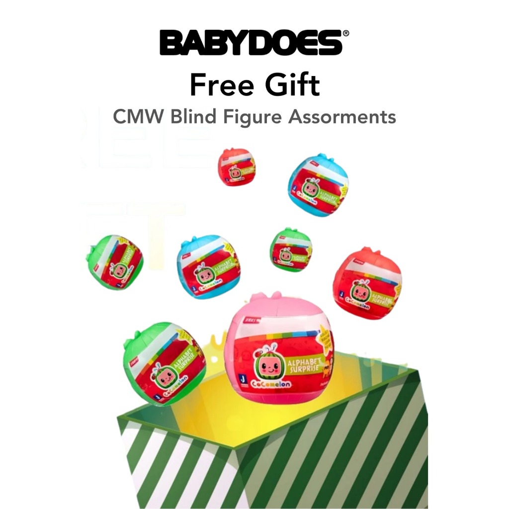 BABYDOES Mystery Box Hadiah Gratis Bayi Unisex Lengan Pendek Musim Panas