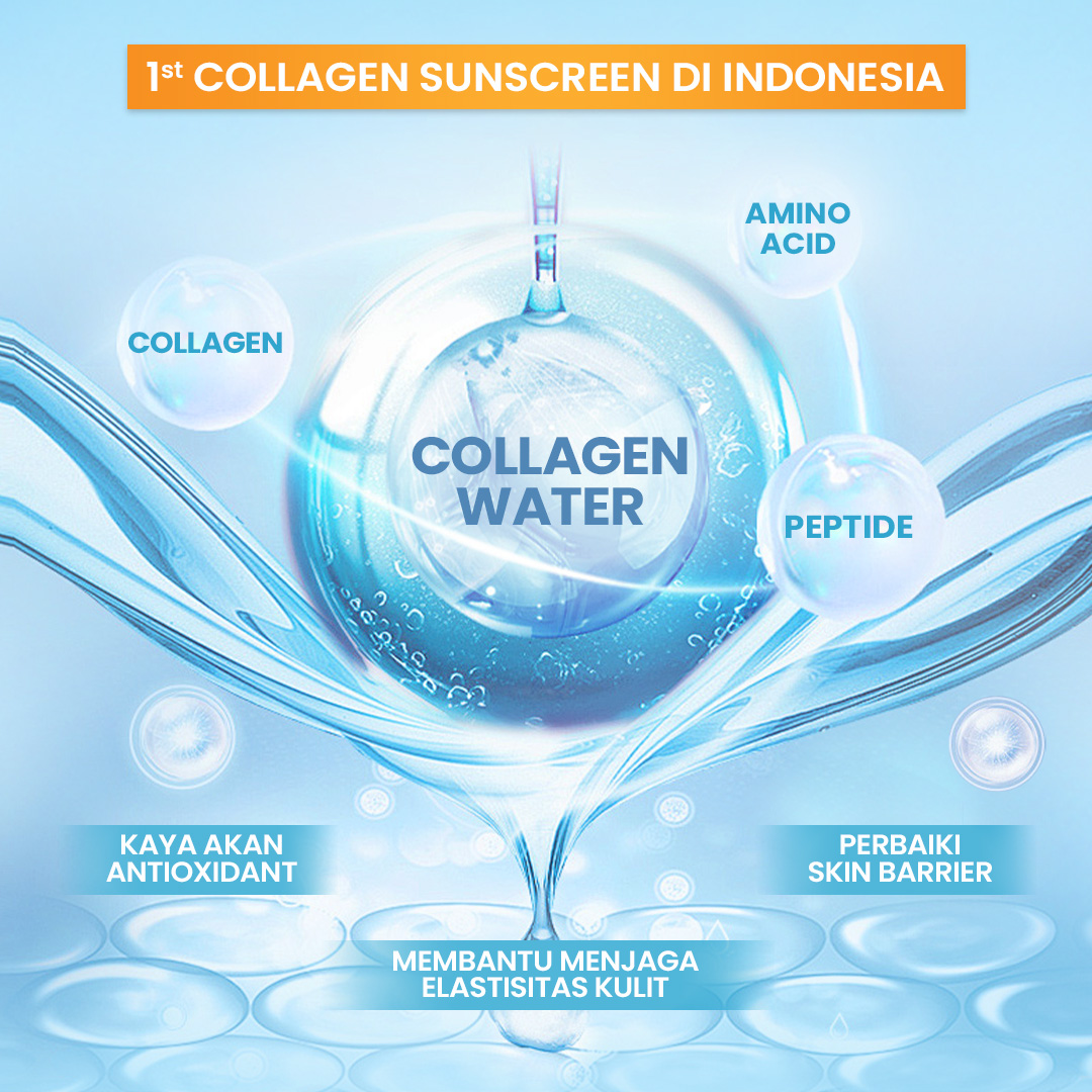 HANASUI Collagen Water Sunscreen SPF 50 PA++++ Foto 8