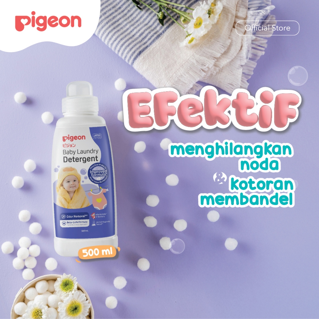 Deterjen Pakaian Bayi Pigeon Baby Laundry Detergent Cair 500ml Bebas Paraben Foto 5