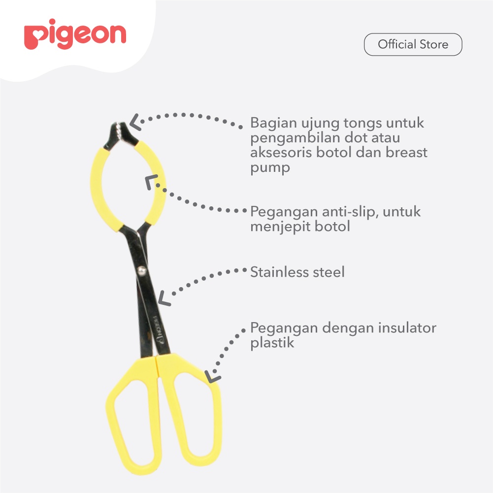 Pigeon Sterilization Tongs Penjepit Botol Susu Dot Setelah Sterilisasi Foto 3