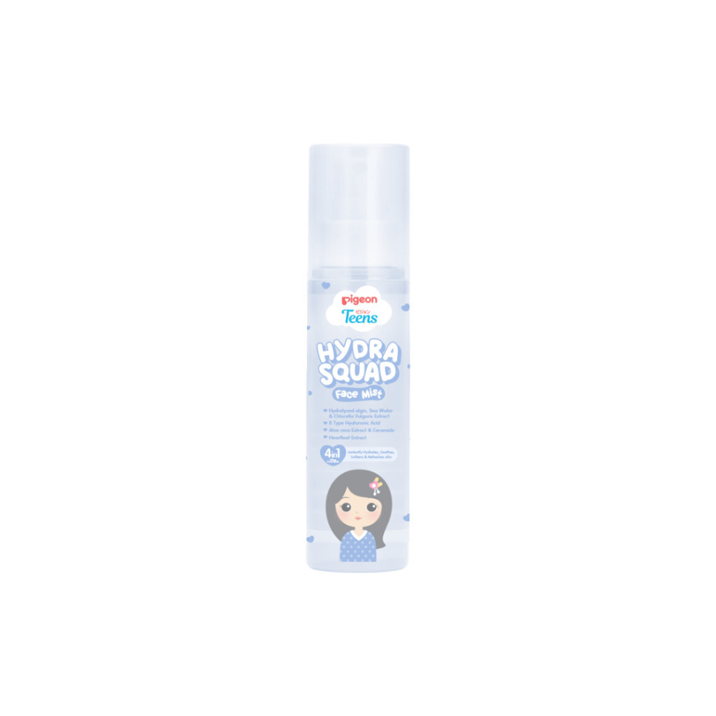Pigeon Teens Hydra Squad Face Mist 50ml Skincare Remaja Ekstra Melembapkan Hyaluronic Acid Foto 2