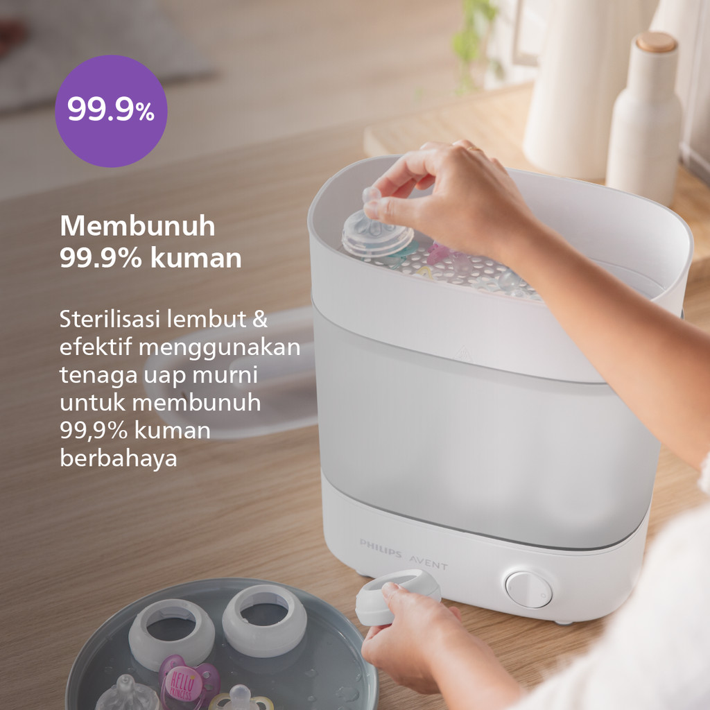 Philips Avent Penghangat ASI SCF358 & Botol Natural Foto 2