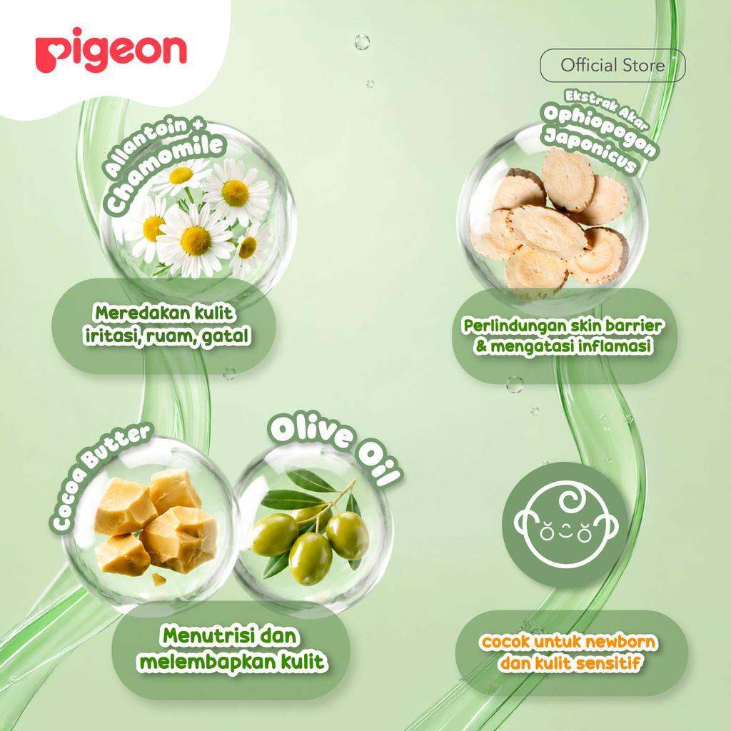 Pigeon Botanical Diaper Cream Krim Anti Ruam Popok Bayi Aman Newborn Sensitif 50 ml Foto 3