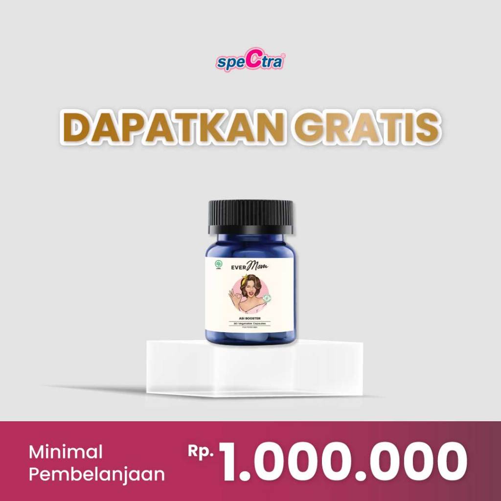 Evermom ASI Booster Suplemen Pelancar ASI Halal Vegan Kapsul 100g Foto 2