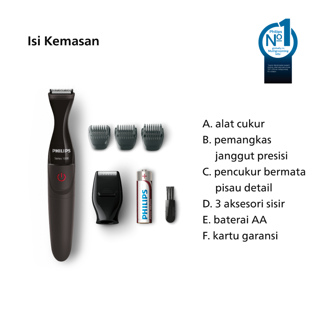 Philips Multigroom 1000 MG1100/16 Foto 2
