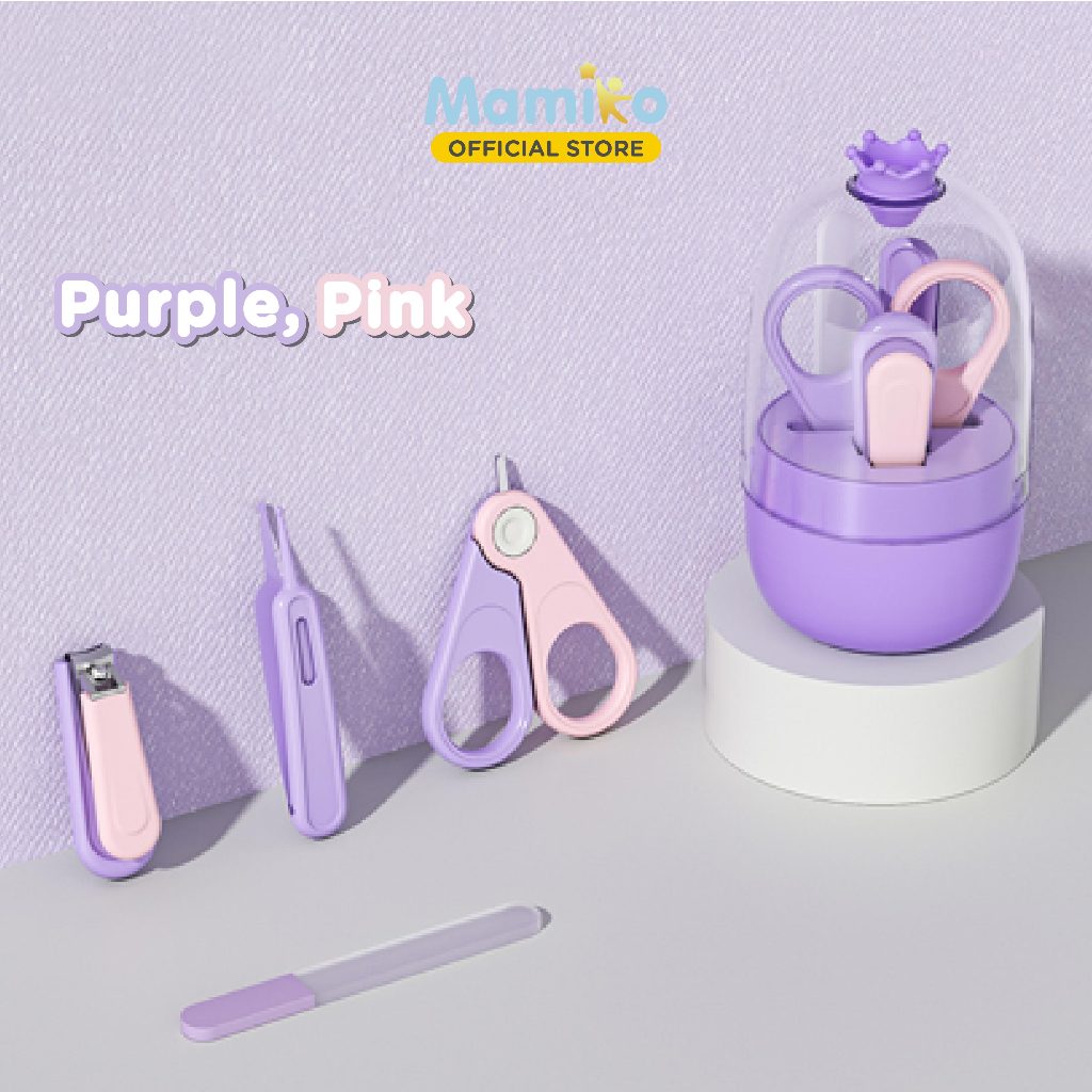 Mamiko Baby NailCare 5in1 Set Alat Perawatan Kuku Bayi dengan Clipper 360° dan Kotak Foto 6