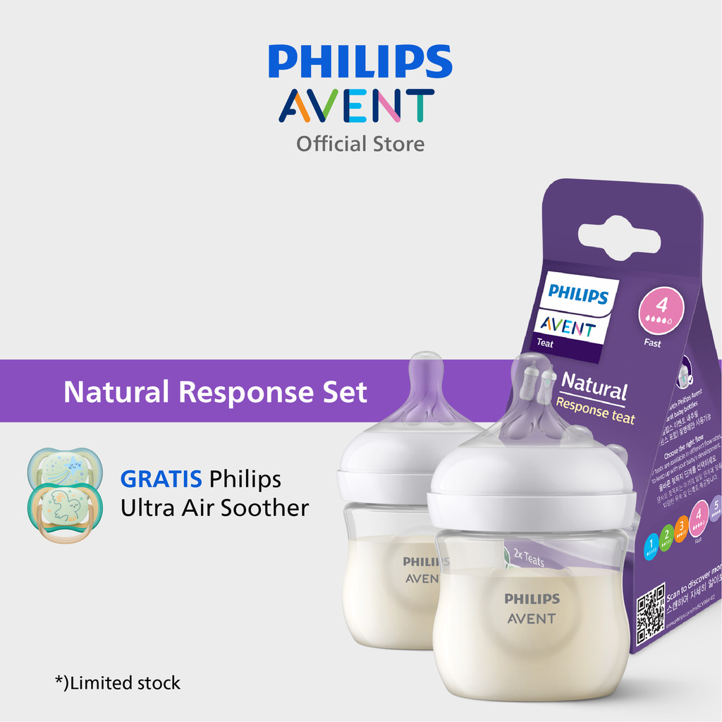 Bundle Botol Susu Philips Avent Natural Response 125ml