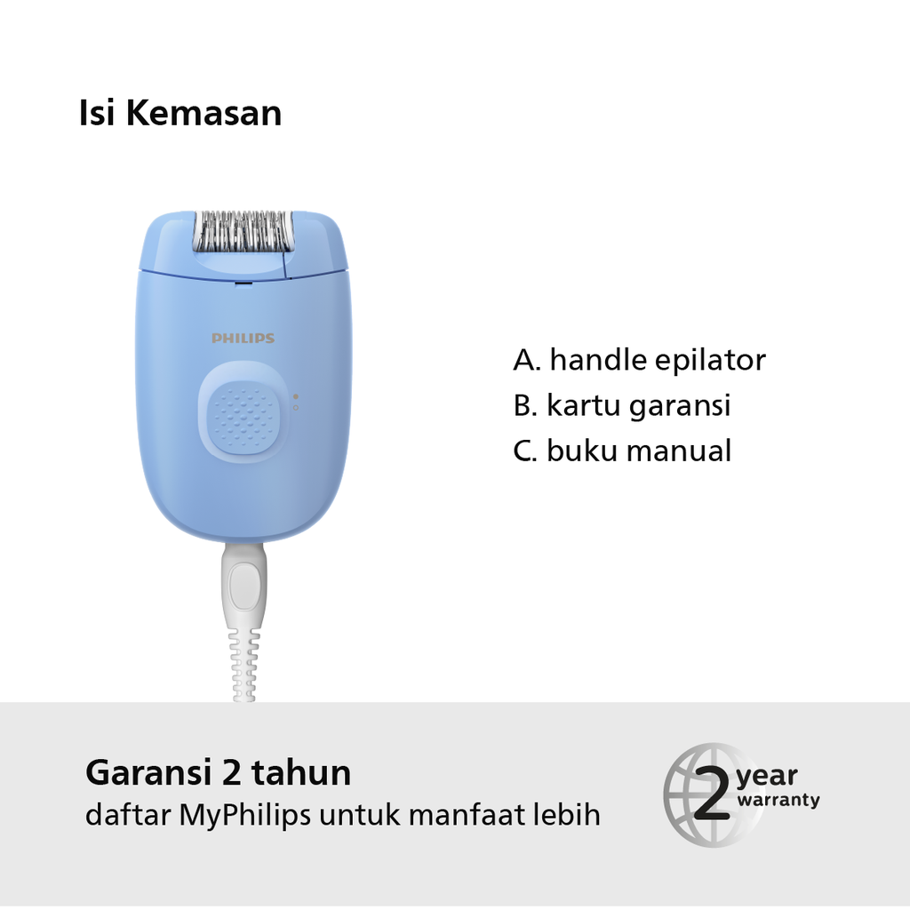 Philips Epilator BRE228 Hair Removal Foto 6