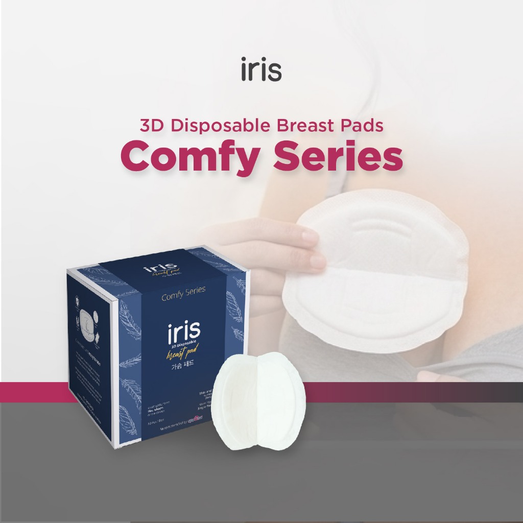 Iris Breast Pad Disposable Comfy Series Pembalut Payudara Sekali Pakai 60pcs/30pcs Foto 2