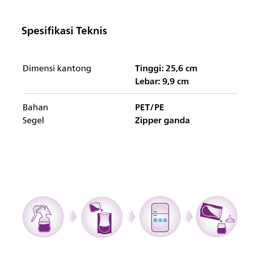 Kantong ASI Philips Avent SCF603/25 Foto 6