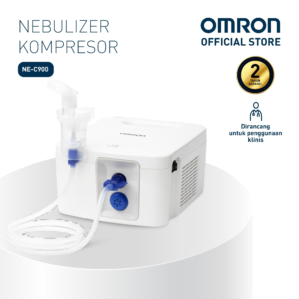 Nebulizer Kompresor OMRON NE-C900 Paket Lengkap Masker Dewasa Anak