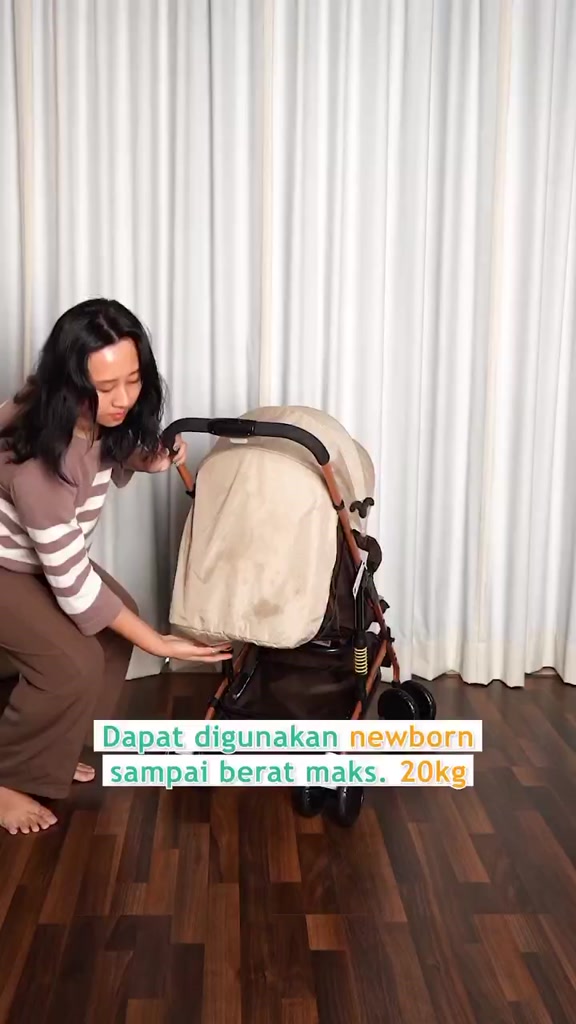 Stroller Babydoes OLLA New Hola Compact Lipat Mudah Bumper Lepas Kapasitas 20kg