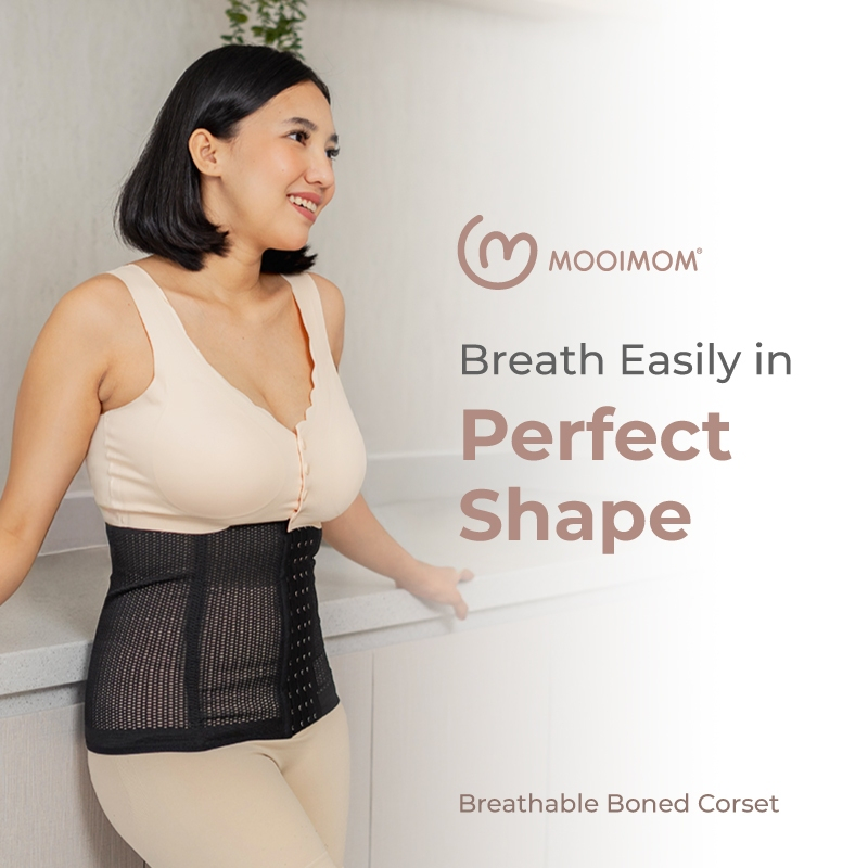 MOOIMOM Breathable Boned Corset Nude Foto 3