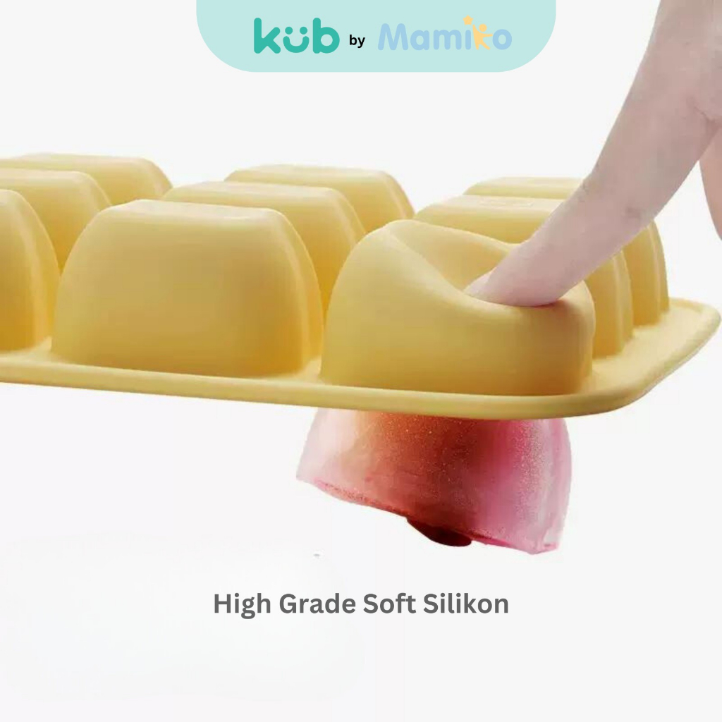Cetakan Es Silikon KUB Ice Mould With Cover 9 Grid 30ml BPA Free Baby Foto 4