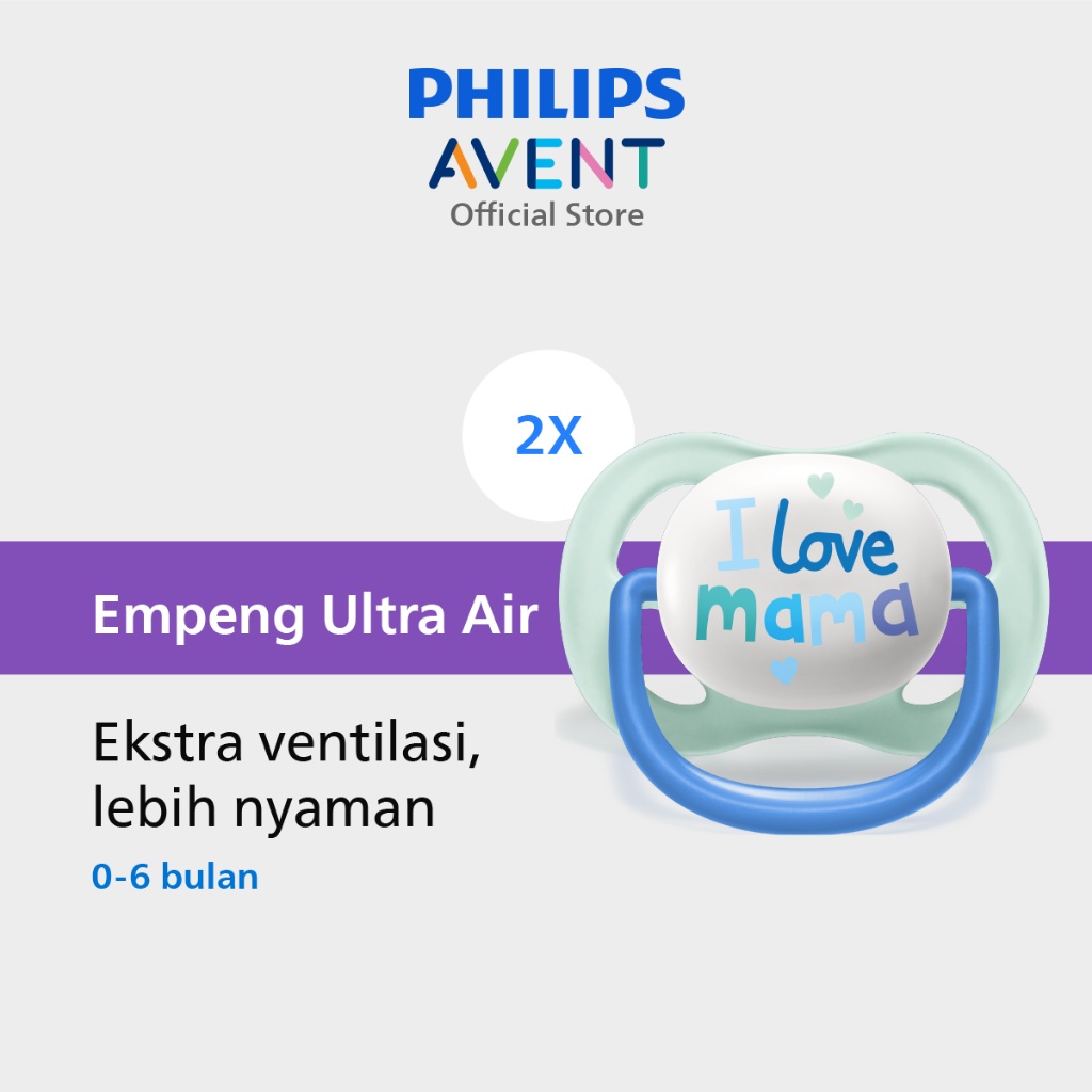 Philips Avent Ultra Air Pacifier 0-6M
