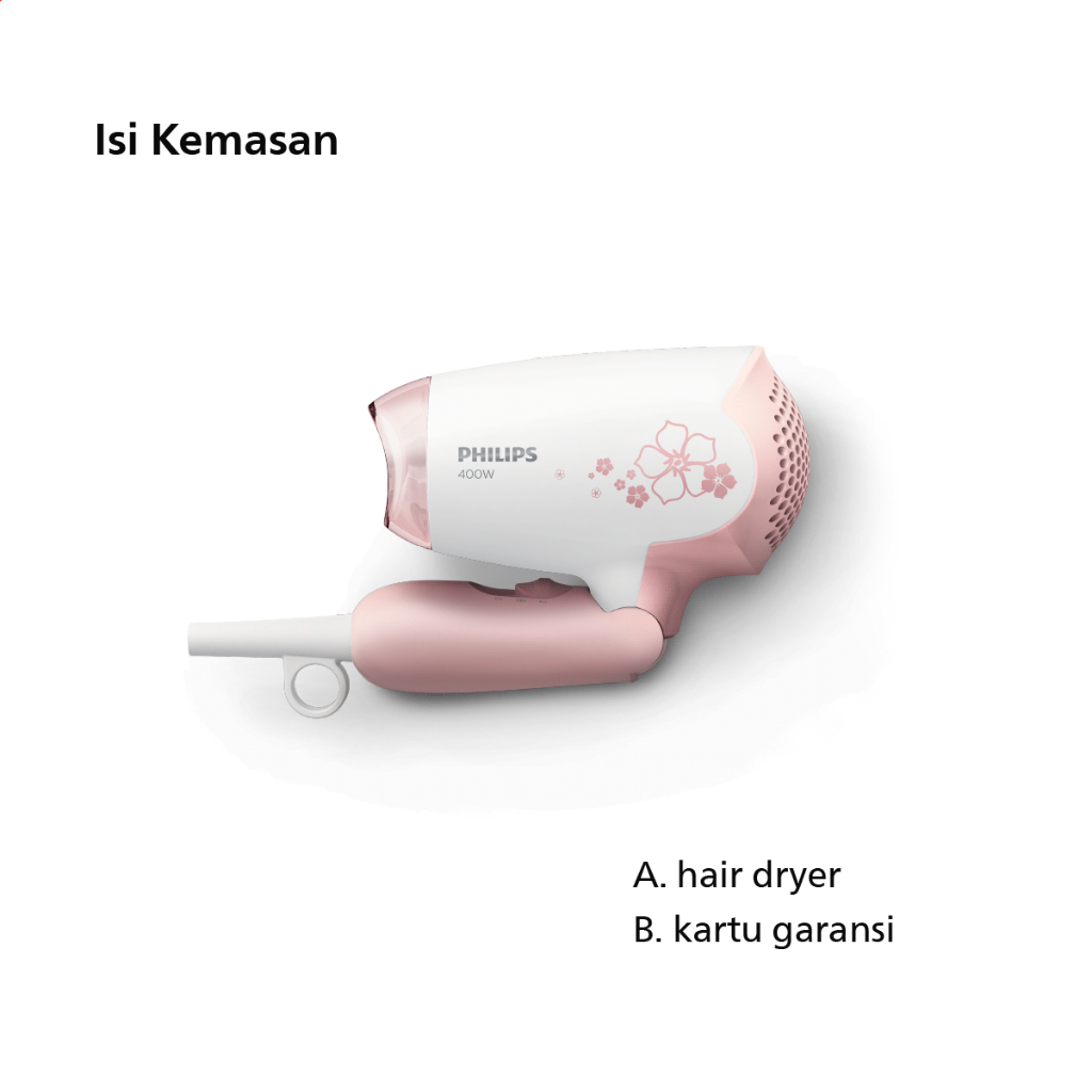 Philips Hair Dryer DryCare 400W Pink Foto 2