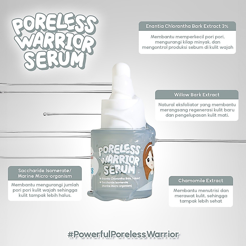 Serum Pigeon Teens Poreless Warrior 20ml Enantia Chlorantha Bark Extract 3% Foto 5