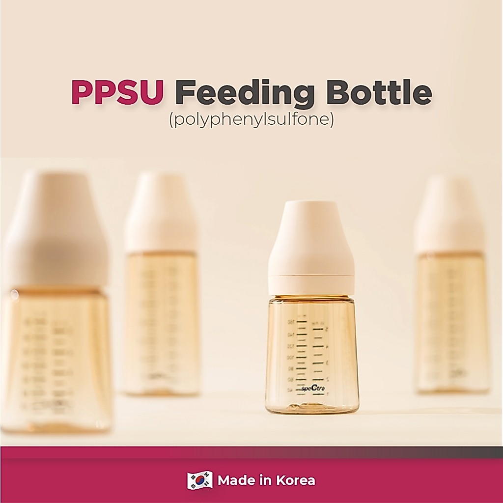 Botol Susu Spectra PPSU 260 ml Polyphenylsulfone untuk Bayi Usia 3-6 Bulan Foto 3