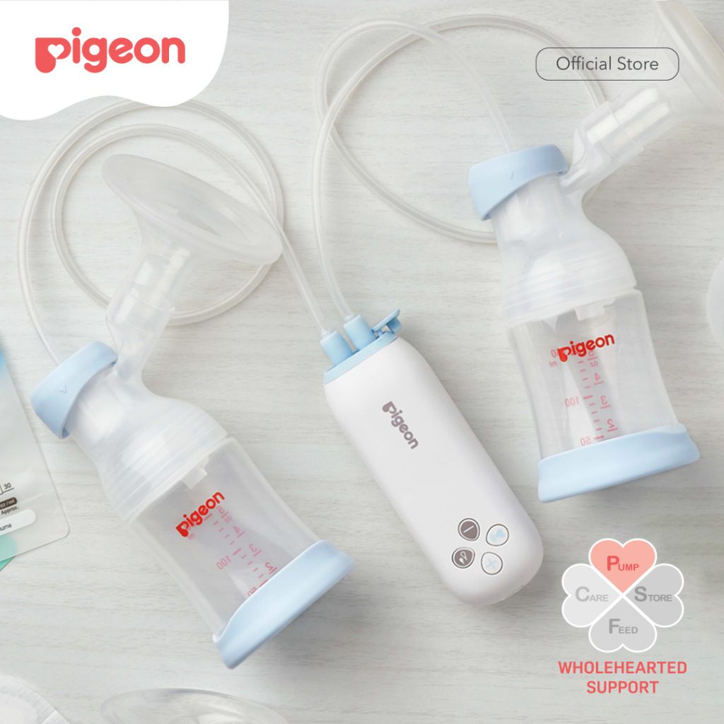 Pompa ASI Elektrik Pigeon Go Mini Plus Double Portable Isapan Lembut Foto 2