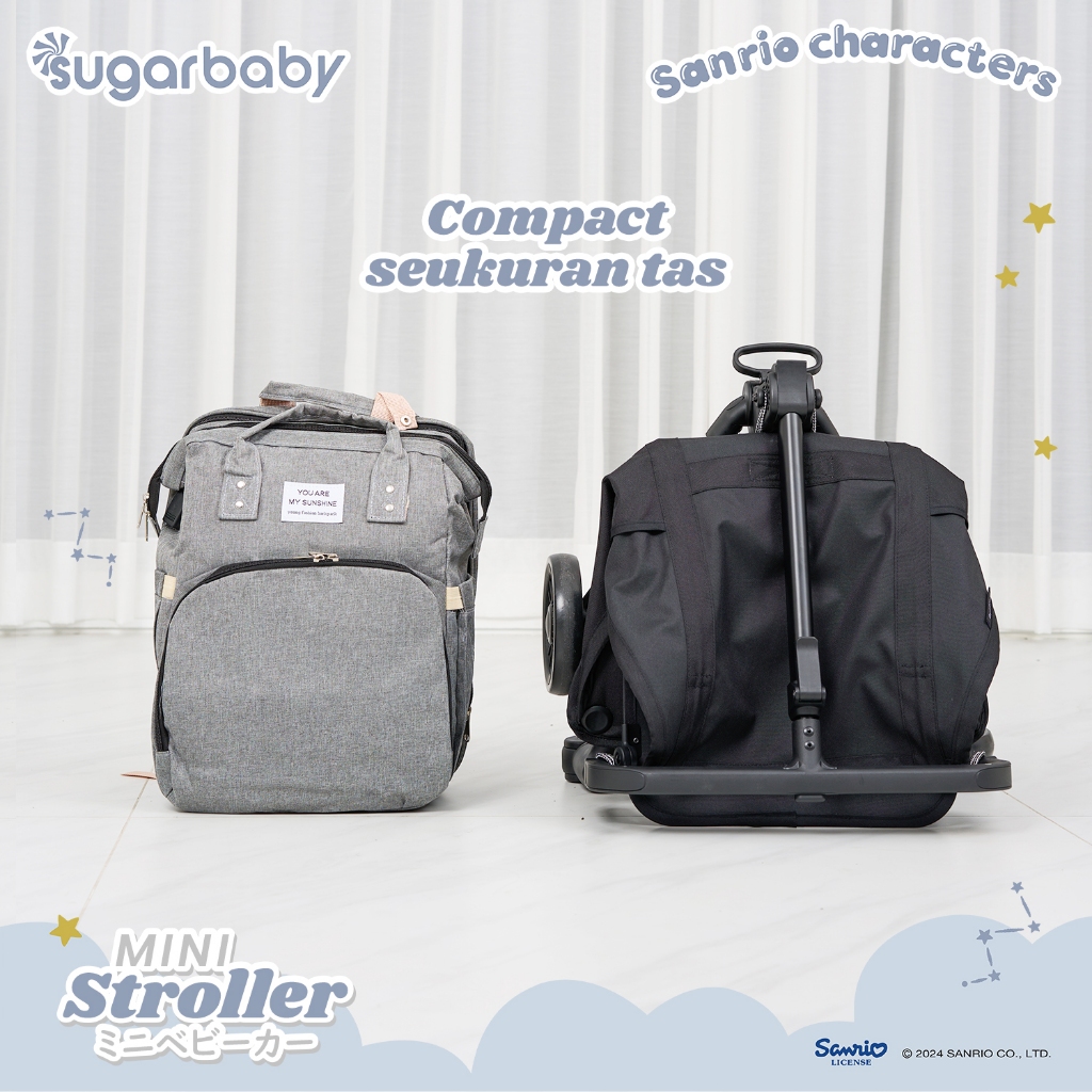 Stroller Bayi Lipat Sugarbaby Sanrio Collection Mini Travel Compact 4.5 kg Foto 5