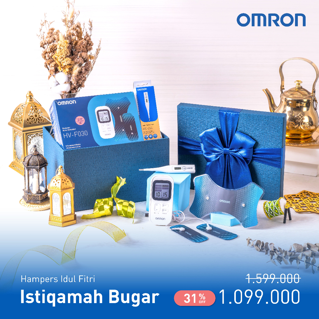 Alat TENS Omron HV-F030 Bantalan Otot dan Sendi untuk Pemulihan Nyeri