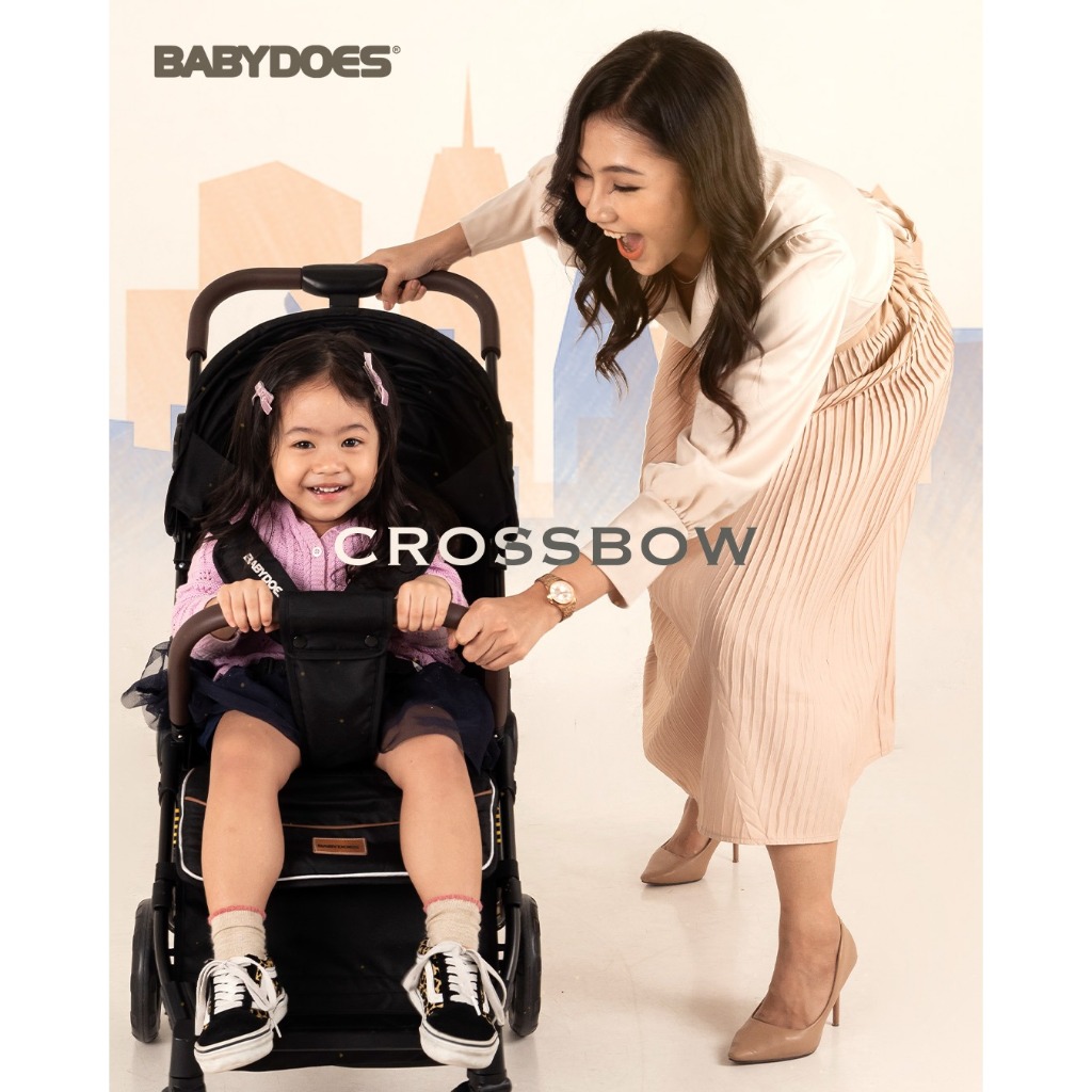 Babydoes Crossbow Stroller Reversible Seat Newborn hingga 22kg Foto 3