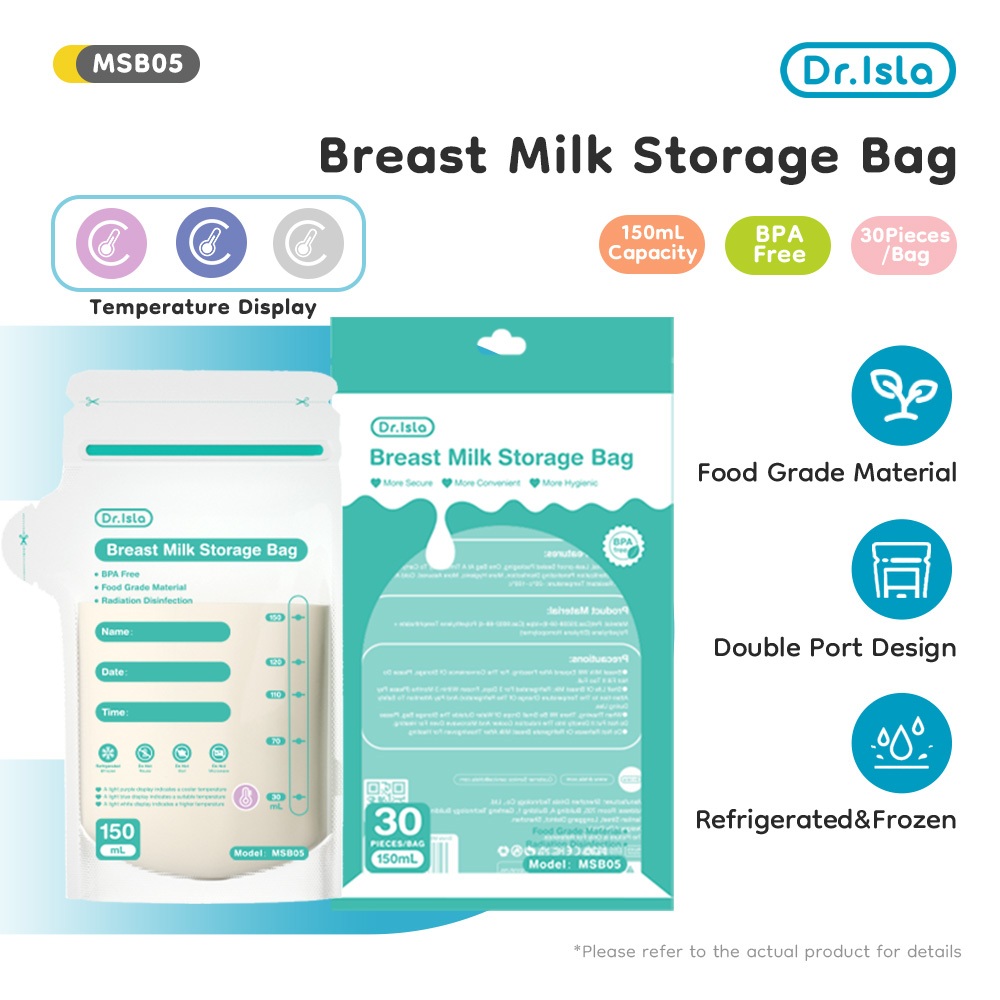Kantong ASI Dr.isla Termokromik 150ml