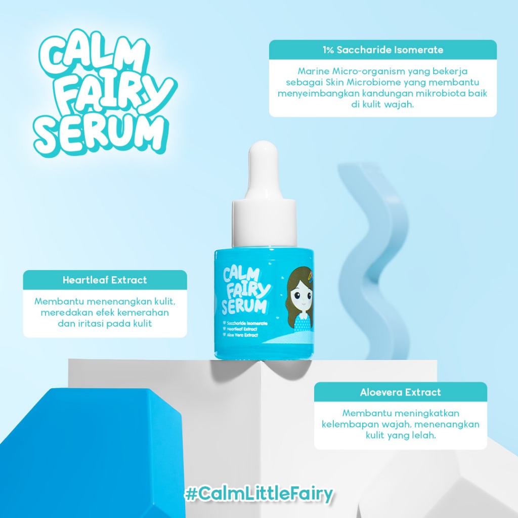 Serum Remaja Pigeon Teens Calm Fairy 20ml untuk Kulit Kemerahan dan Iritasi Foto 5
