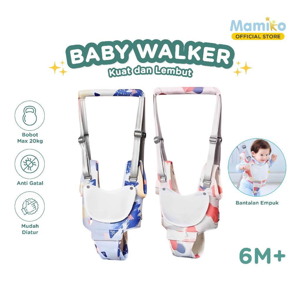 KUB x CL Toddler Belt Baby Walking Assistant 2 Ways Rompi Katun Premium