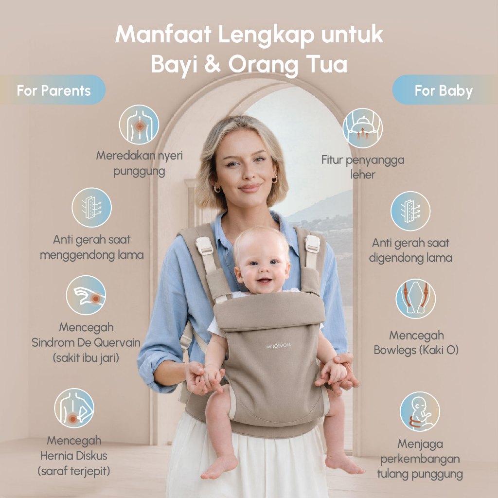 MOOIMOM Wonder Carrier Pure Cotton Foto 4