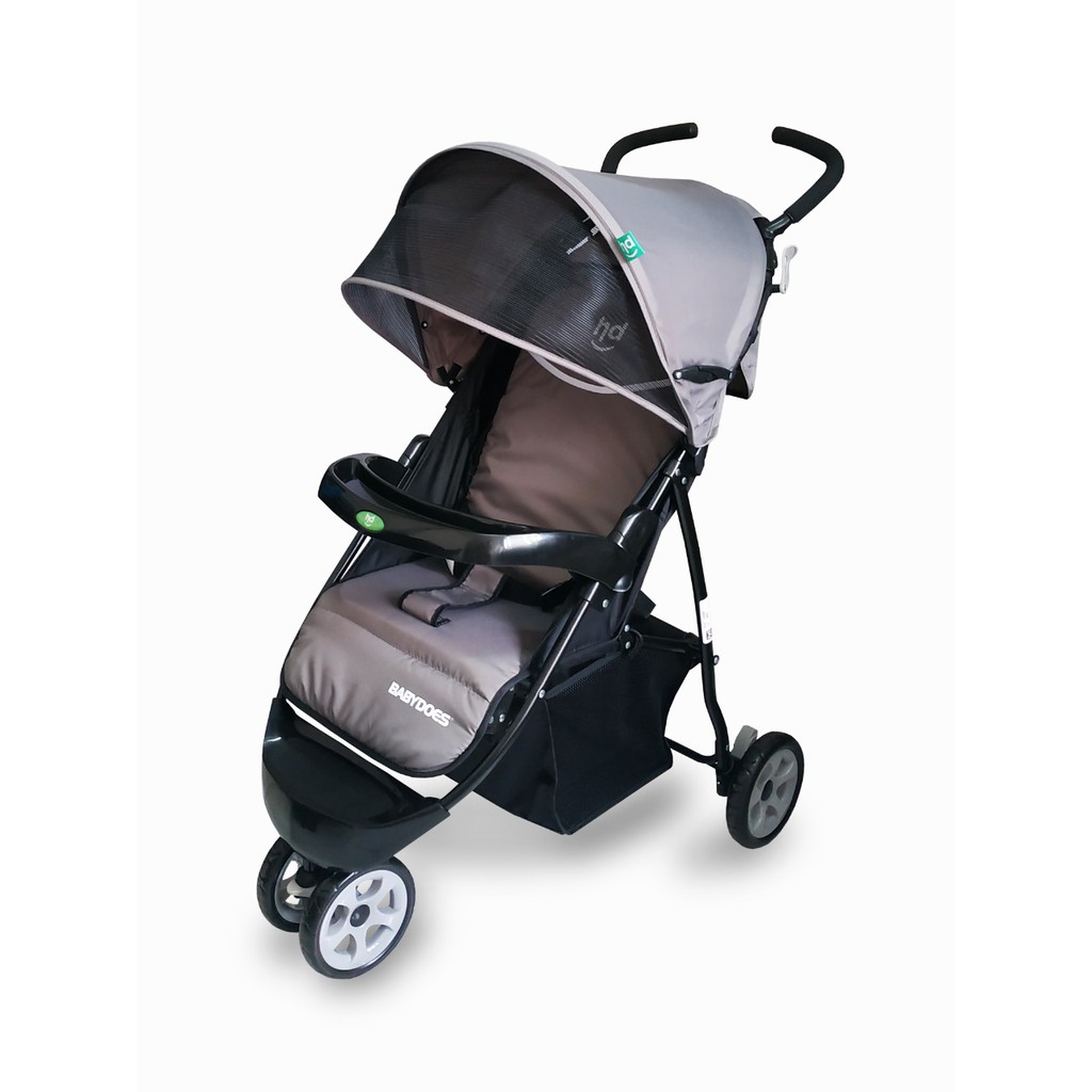 Babydoes ANZU Stroller 3 Roda Ringan untuk Bayi 0-36 Bulan Kapasitas 15 kg Foto 6