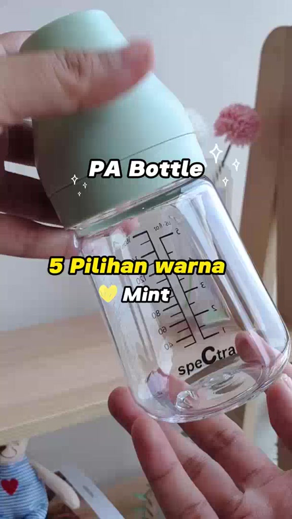 Botol Susu Spectra Baby Bottle PA 260ml Polyamide 2pcs Set Tanpa Dot