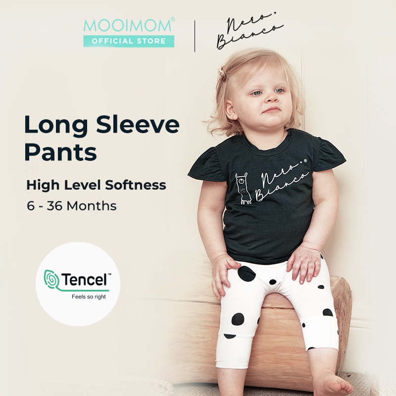 MOOIMOM Nero Bianco Tencel Longsleeve