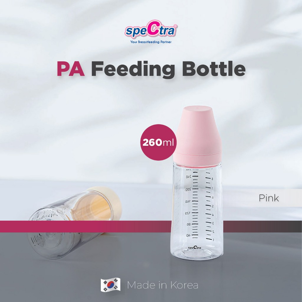 Botol Susu Spectra Baby Bottle PA 260ml Polyamide 2pcs Set Tanpa Dot Foto 6