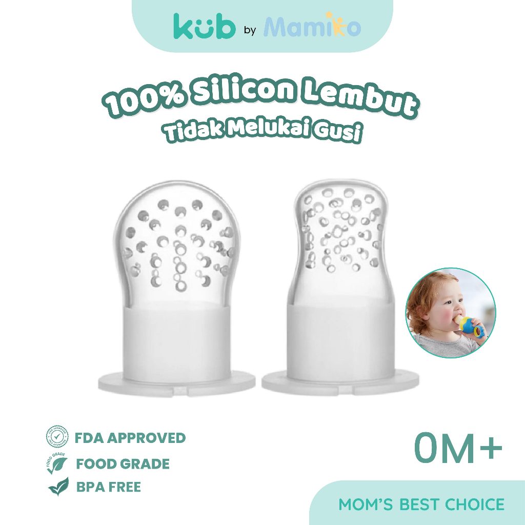 KUB Silicon Dot MPASI Bayi | Empeg Anti Lengket BPA Free Set 2 Pcs