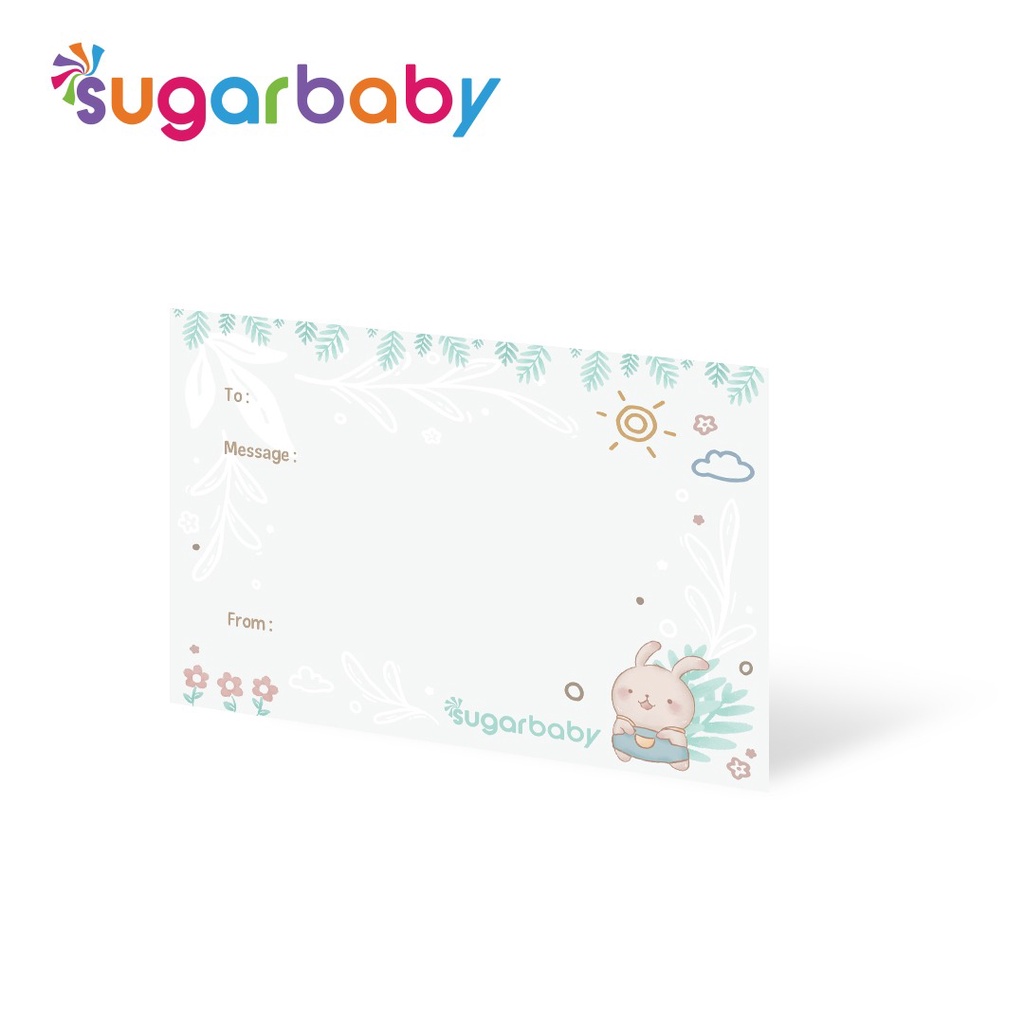 Sugarbaby Gift Box Nature Series & Congrats Card Kemasan Kado Kosong Feeding Set Foto 3