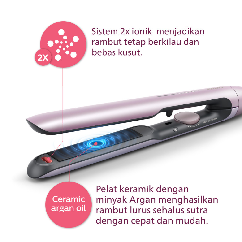 Philips Hair Set Straightener & Dryer Foto 2