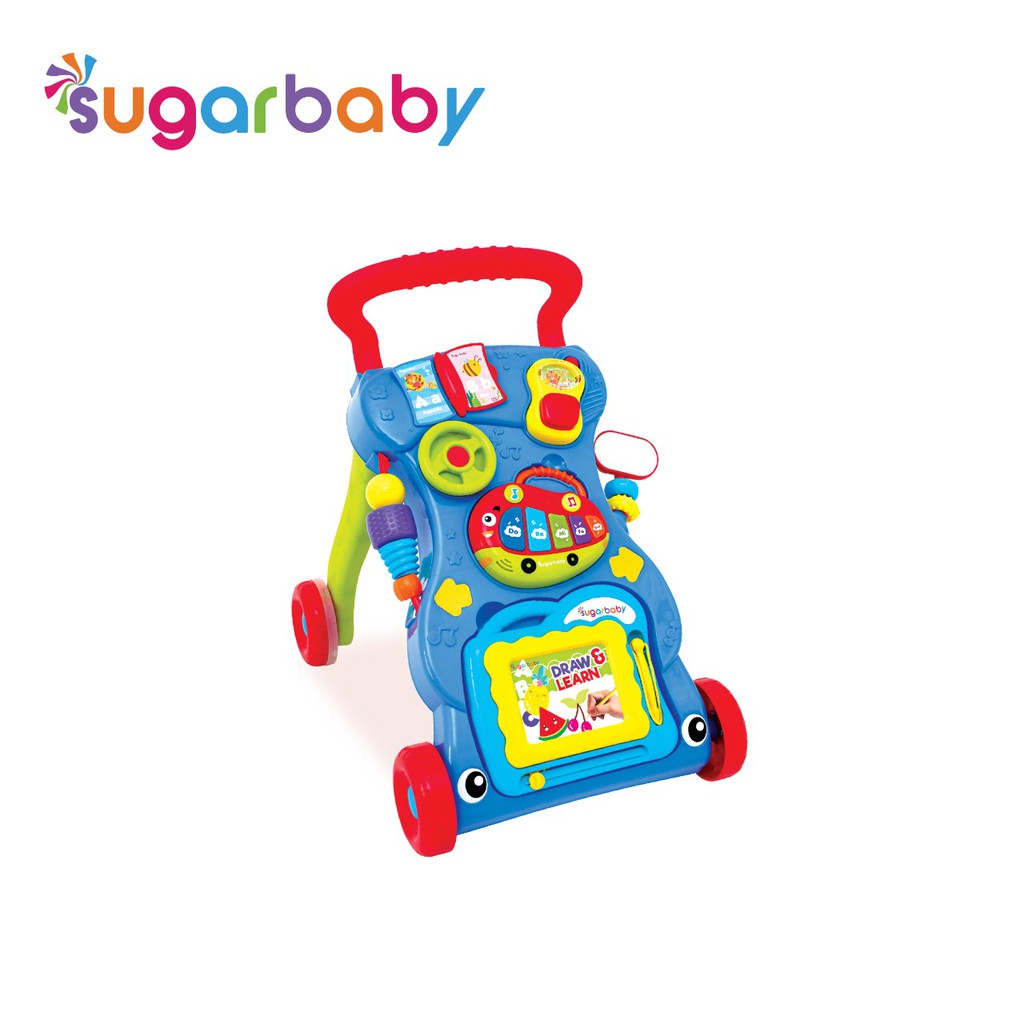 Sugar Baby My Circus Baby Walker CIRWALKER Alat Bantu Jalan Edukasi Panel Aktivitas Piano Foto 4