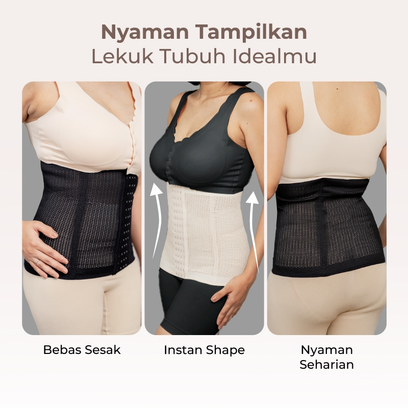 MOOIMOM Breathable Boned Corset Nude Foto 4