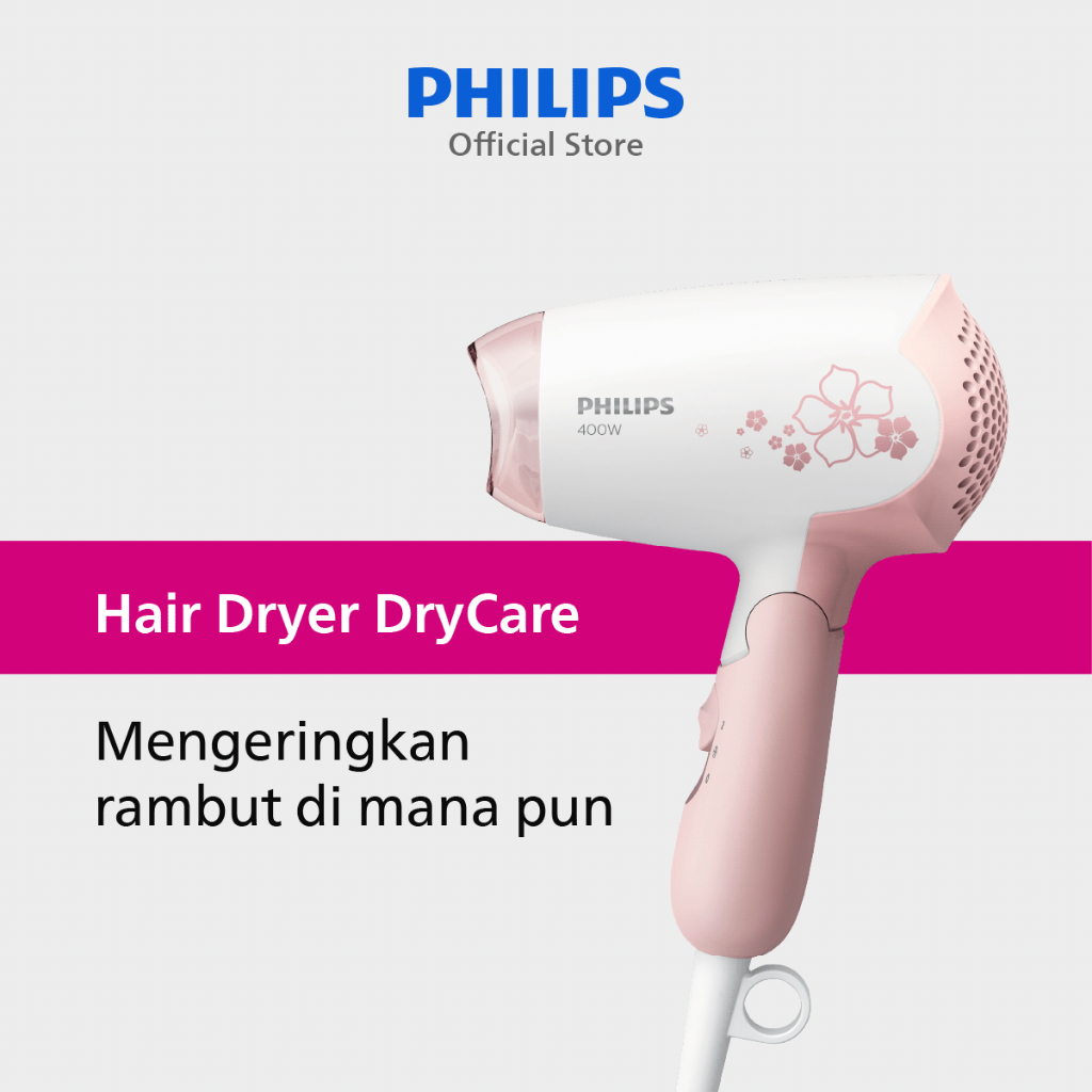 Philips Hair Dryer DryCare 400W Pink