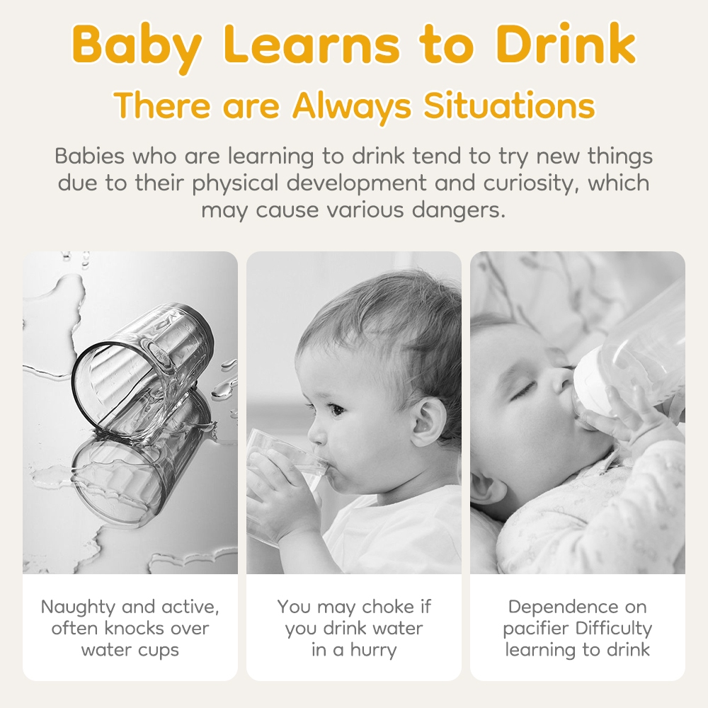 Botol Minum Bayi Dr.isla 280ml Anti Tumpah Foto 2