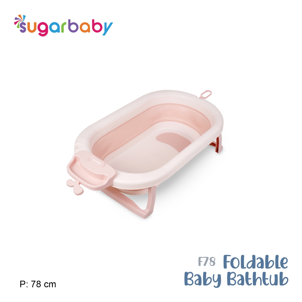 Sugarbaby Bak Mandi Bayi Lipat F76N Sensor Panas BPA Free Standar EN 14528 Foto 7