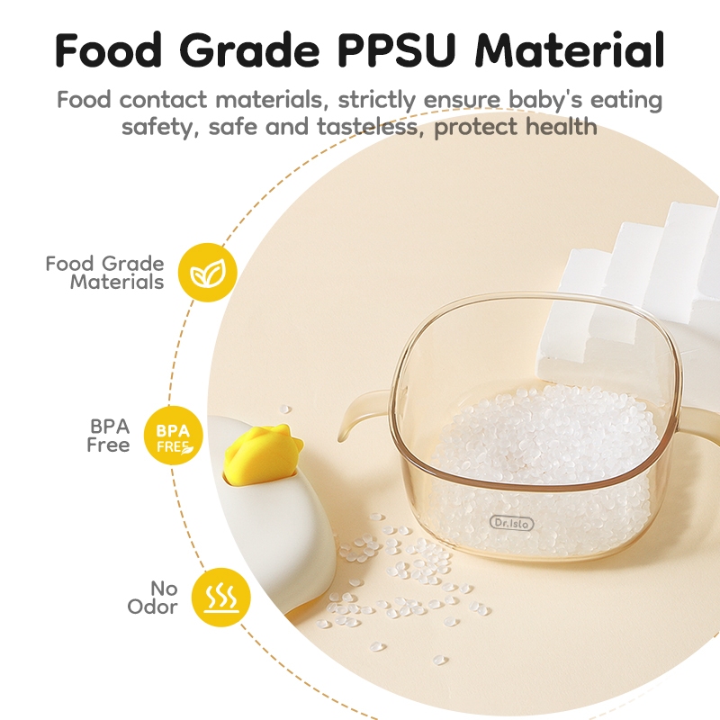 Dr.isla Mangkok Bayi PPSU BT13 Anti Tumpah Kapasitas 300ml BPA Free Foto 4