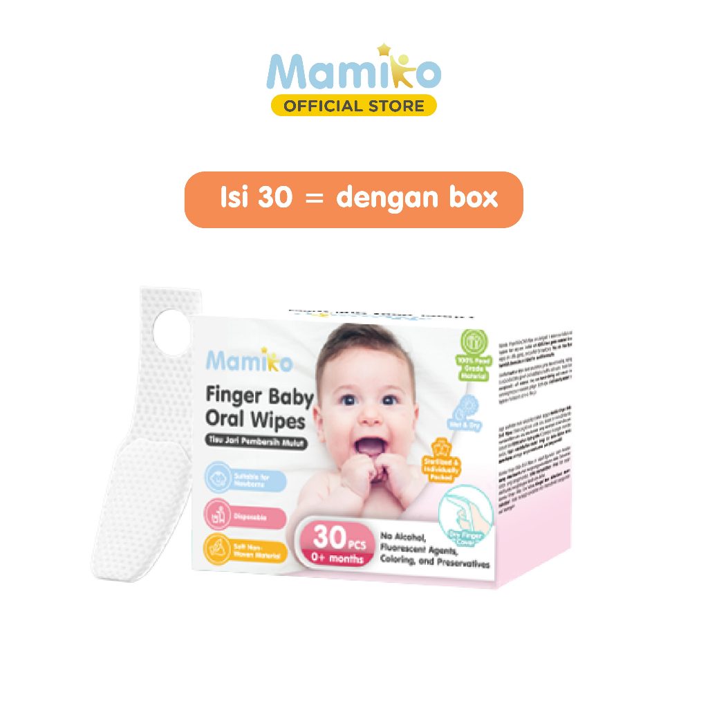 Mamiko Finger Wipes Oral Care Foto 8