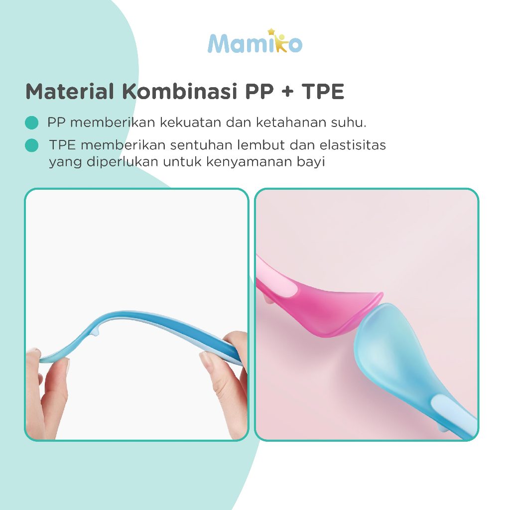 Sendok Bayi Lembut KUB Sweet Series Soft Spoon 3PCS Food Grade Bebas BPA Foto 2