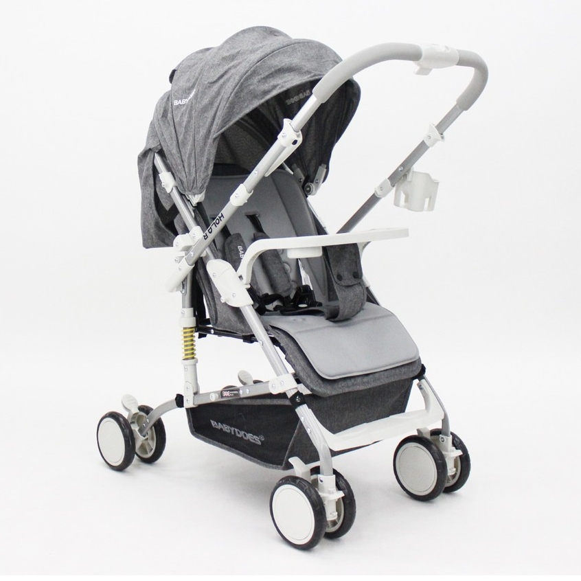 Stroller Babydoes Olla R Reversible Handle Multifungsi 20kg Suspensi & Rem 4 Roda Foto 8