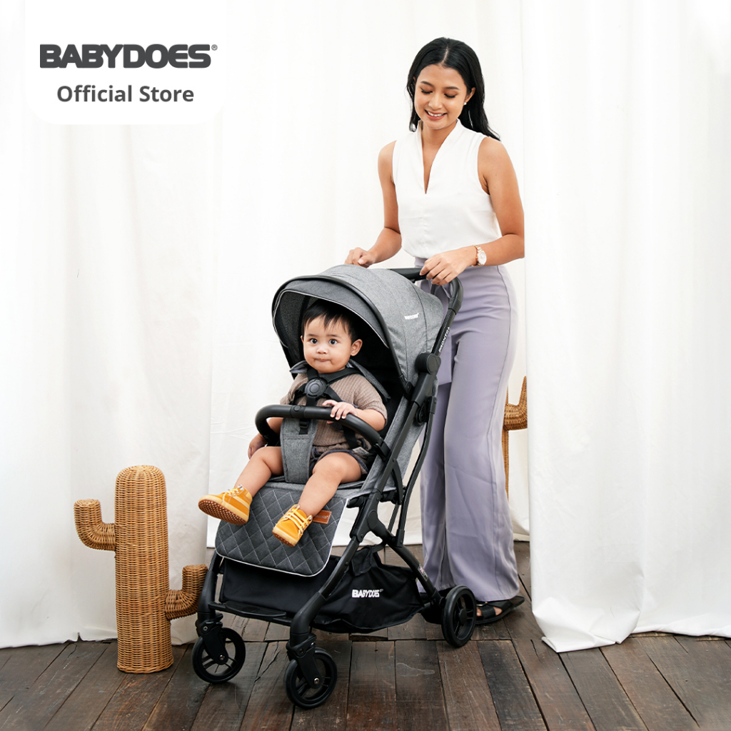Babydoes Pronto+ Stroller Travel Ringan 7kg Compact Ditarik Seperti Koper Foto 2