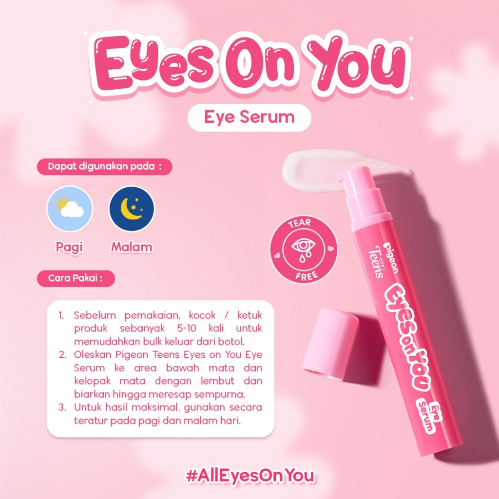 Pigeon Teens Eyes On You Eye Serum Skincare Remaja Solusi Mata Panda Kantung Mata Foto 5